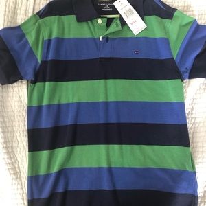 NWT Tommy Hilfiger boys large 12-14 short sleeve polo shirt